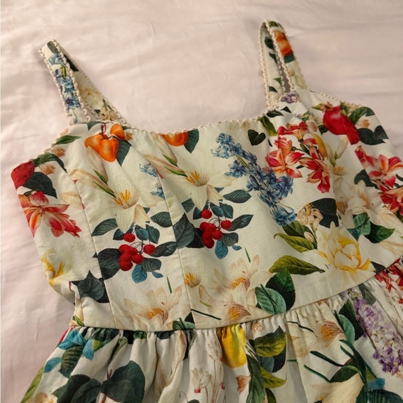 Sachin & Babi Samira Dress in Giorno Giardino Floral Print - Size Medium - Picture 4 of 8